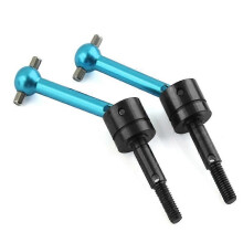 (2st blå)4st metall universell drivaxel Drivaxel CVD 53792 för Tamiya TT01 TT02 TT01D TT01E TA04
