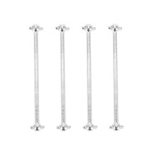 (Argent) 4 pièces Wltoys 144001 144002 144010 124007 124016 124017 124018 124019 Arbre de transmission