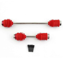Arbre de transmission central en acier métallique CVD (rouge) avec soufflets anti-poussière 5151R pour
