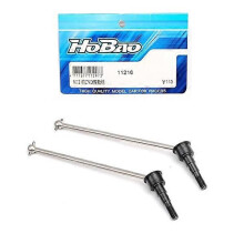 Lot de 2 arbres de transmission avant en métal CVD 11216 pour HOBAO 10SC TT MINI ST RC, pièces de mise
