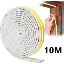 Afdichtstrip, D-profiel schuimafdichtingsstrip voor deuren, ramen, geluidsisolerend, weerbestendig,
