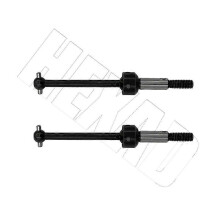 Arbre de transmission universel en acier CVD grand angle 44 mm pour voiture RC 3Racing Sakura RC 1/10