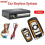 Hippcron Car Central Dörrlås Auto Keyless Entry System Knapp Start Stop Nyckelring Central Kit Universal 1