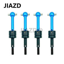 Lot de 4 arbres de transmission universels en métal CVD 53792 pour Tamiya TT-01 TT01 TT-02 TT02 TA04