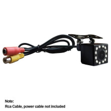(12 LED) Caméra de recul pour voiture Vision nocturne Caméra de recul pour stationnement automatique
