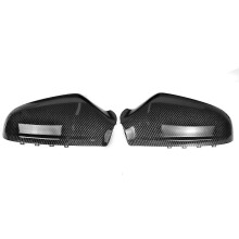 Carbon Fiber Look Bilsidodörr Wing Backspegelskydd För Opel För Vauxhall För Astra H 2004-2013