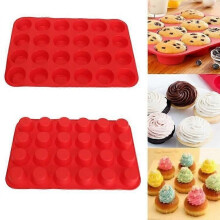 24 strålar silikon kakform kakor muffins godis kex köksredskap