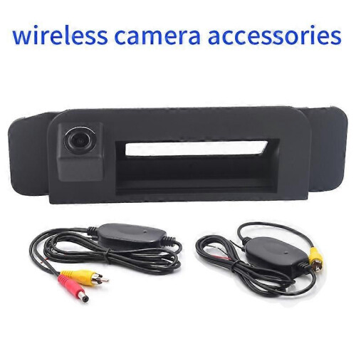 (Dynamic-Wireless12V)Wired Wireless Dynamic Trajectory Trunk Handle Car Rear View Camera For Mercedes