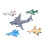 5 PCS Fighter Aircraft Model Simulation Flight Plane Fighter Model Decoration Set Toy Boy Creative Gift 3