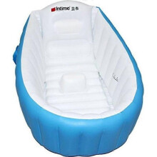 Vasca da bagno gonfiabile - ROCK - Per bambini e neonati - Blu - Gonfiabile - Vasca da bagno per bambini