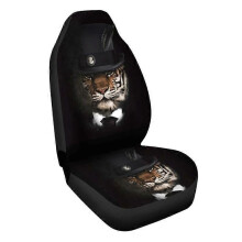 (3) Funda de asiento de coche G99F con estampado animal, color, juego completo, buen ajuste para vehículo