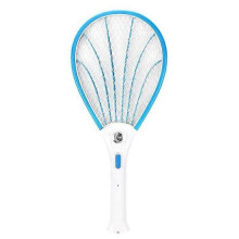 Tapette à moustiques électrique rechargeable Zapper Executioner Bug Bat Insect Racket avec lampe LED
