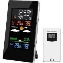 Station météo - ZGEER - Avec sonde - Intérieur Extérieur - Thermomètre - Hygromètre