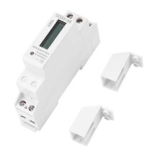 NAK KWh 5-32A enfas DIN-skena elmätare med digital LED-display 220V