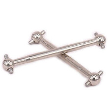 (Argent) 2 pièces RCAWD 50,5 mm Dogbone arbre de transmission essieu pour voiture de loisir RC 1/10