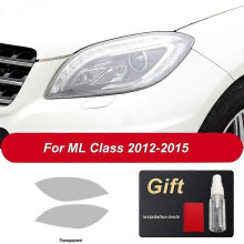 Film de protection transparent pour phares de voiture, autocollant en TPU noir pour Mercedes Benz Classe