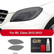 Film de protection pour phares de voiture (noirci) Transparent, autocollant en TPU noir pour Mercedes