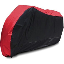 Bâche de protection pour moto et scooter, taille XL, 245 cm, rouge, noir, imperméable