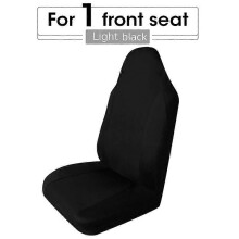 (1 posto - nero) Coprisedile per auto compatibile con airbag, tessuto di ventilazione, cuscino protettivo