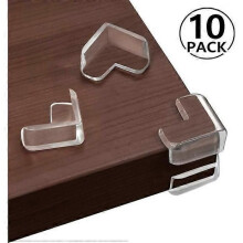 [Paquete de 10] Protectores de esquinas de mesa para la seguridad del bebé, protectores de esquinas