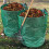 CampTeck 2 x 500 l robuster Gartenabfallsack, wiederverwendbar, Gartensack, Gras, Blätter 4