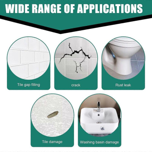 100ml Tile Repair Paste Multipurpose Portable for Bedroom Bathtub Tile 1