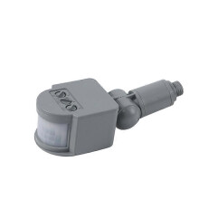 (GråAC 110V-220V)LED-ljusrörelsesensor-omkopplare Justerbar 12V 24V 110V 220V Automatisk infraröd PIR