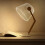 (A-Bend)Modern Led Desk Lamp 3D Visual Bend Study Read Table Wooden Bracket Acrylic Board Creative Bedside 1