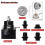 (Argent) LIZHI RACING - Régulateur de carburant haute pression AN8 avec boost - Régulateur de pression 4