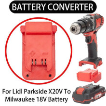 Batteriekonverter für Lidl Parkside X20V auf Milwaukee 18V Li-Ion Akku Adapter Elektrowerkzeuge Zubehör