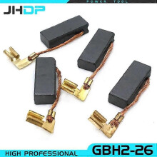 Lot de 4 balais de charbon de remplacement pour perceuses rotatives Bosch GBH2-26 RH226 11250VSR 11253VSR