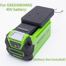 Akun tee-se-itse-adapteri GREENWORKS 40 V Li-Ion -akun lähtöliittimen muuntimelle (akku ei sisälly toimitukseen)