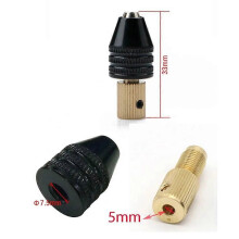 (5 mm) Mini ensemble de mandrins micro-perceuse universels, cartouche de forets de 0,3 Ă 3,5 mm, adaptateur