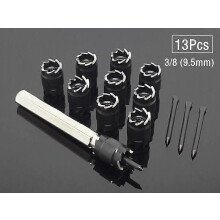 (13 pièces 9,5 mm) Fraise à souder rotative double face HSS 8/9,5 mm pour enlever la tôle