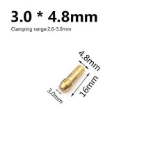 (3.0x4.8) Pinkman 1pc Mini perceuse mandrin à pince en laiton pour outil électrique outil rotatif 0.5-3.2mm
