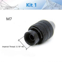 (Kit 1) 1 mini mandrin de perceuse M8/M7 pour outil rotatif Dremel et meuleuse, échange de forets plus