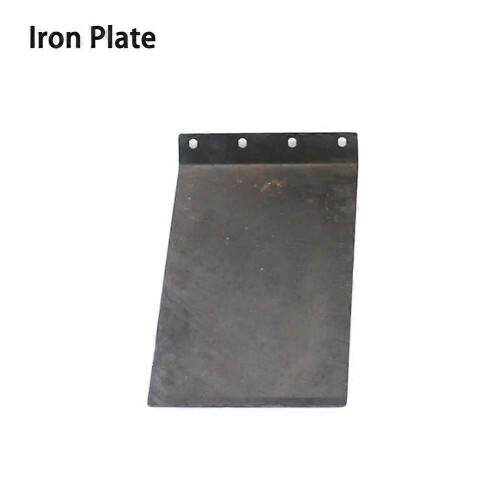 (Plaque de fer) Pour ponceuse à bande, plaque de fer/caoutchouc/carbone graphite, 4 trous, pour modèles