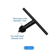 (Kaki) Mini perceuse électrique à main, mandrin, clé, outil 0,3-4 mm, 0,6-6 mm, 1,5-10 mm, 1,5-13 mm,