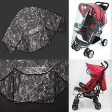 Housse de pluie universelle pour nacelle, housse en plastique imperméable pour poussette, protège l'enfant
