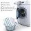 Lot de 5 chiffons en microfibre de rechange pour balais à vapeur 3