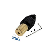 (A) Mini mandrin de perceuse à arbre de moteur électrique, pince de fixation, mini adaptateur de foret