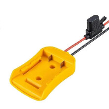 Adaptateur DIY pour batterie au lithium Dewalt 18 V 20 V avec fusible 12 AWG Adaptateur Power Wheels