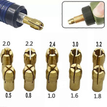 (10 pièces 3,2 mm) Pince en laiton pour mini meuleuse électrique à changement rapide, mandrin de perçage,