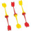 Mobile magnetic target with 6 darts - PLAYTASTIC - Indoor skill game - Mixed 3