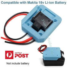 (14 AWG) Power Wheels Adapter för Makita 18V Li-ion batteri Power Mount Connector DIY Adapter Dockhållare