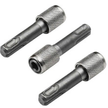 (3pcs)Electric Hammer Conversion Connecting Rod Sleeve SDS Round Shank to Hexagon Converter Impact Drill
