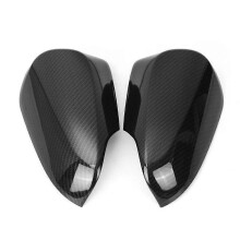 Carbon Fiber Style Back View Wing Mirror Cover Trim Look Side Wing Mirror Cover Caps Auto Modified