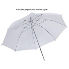 33 tums genomskinlig fotografering Soft Light Photo Studio Video Paraply White