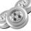 3er-Set 3 LED-Lampen Deckenstrahler kabellos selbstklebend 2