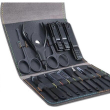 Hautstore Professionell Nagelklippare Nagelbandsskärare i rostfritt stål - Manikyr Pedikyr Kit Set med